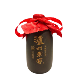 泸州老窖紫砂大曲陶瓷瓶52度浓香型白酒100ml单瓶装